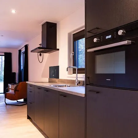 Sfeervol Ingericht 6 Persoons Chalet Aan De Bossen In 4-18 Chalet Putten